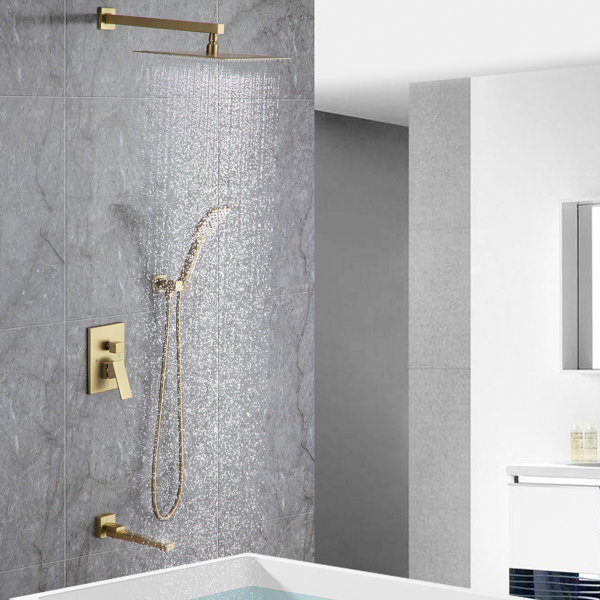 Shower-tub-faucet-combo | Wayfair